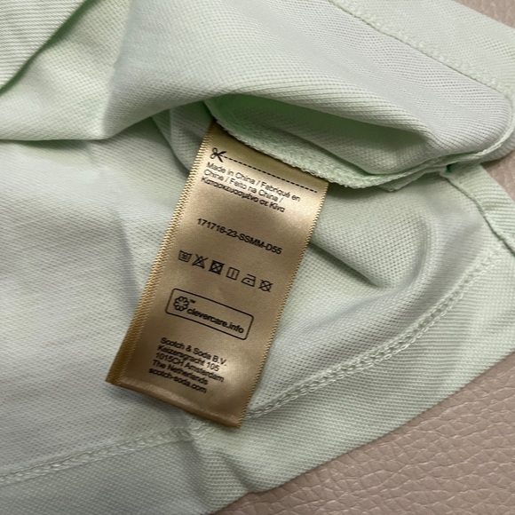 NWT - Scotch & Soda Men’s Classic Logo Polo Shirt - Size L - Picture 9 of 10